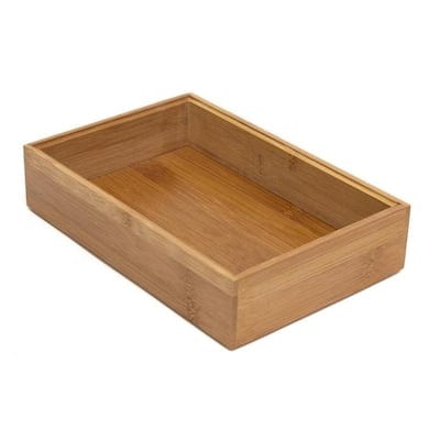 Lipper International 9 In. x 6 In. Bamboo Stackable Drawer Organizer