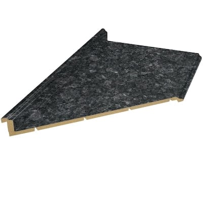 VT Dimensions Formica 10-ft Midnight Stone- Etchings Miter-Cut Laminate Kitchen Countertop