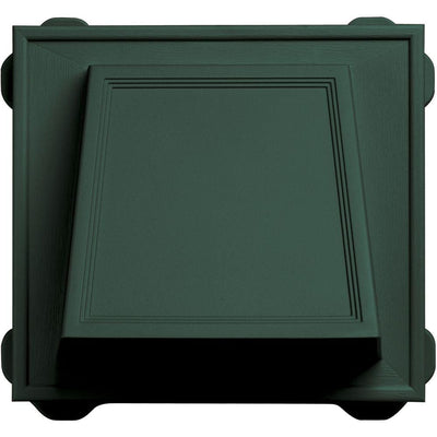 6 in. Hooded Siding Vent #028-Forest Green - Super Arbor