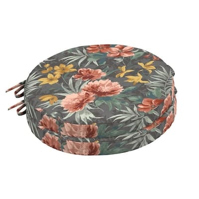 Arden Selections 2-Piece Phoebe Floral Seat Pad