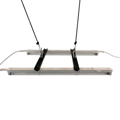 Lamp Bracket Kit with Two 2 ft. T5 Lamps and Safety Wire - Super Arbor