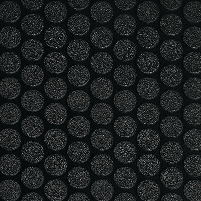 G-Floor Small Coin 10 ft. x 24 ft. Midnight Black Commercial Grade Vinyl Garage Flooring Cover and Protector
