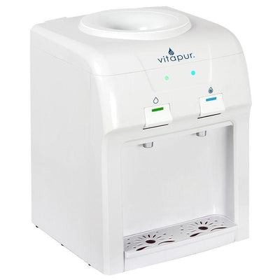 3-5 Gal. Cold/Room Temperature Countertop Water Cooler Dispenser in White - Super Arbor