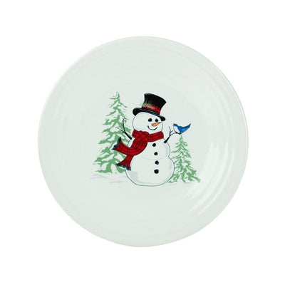 White Snowman Luncheon Plate - Super Arbor