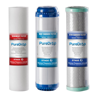 10 in. x 2.5 in. Standard Reverse Osmosis Replacement Pre-Filter Pack - Super Arbor