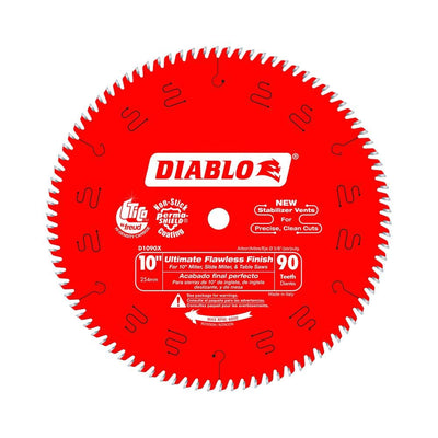 10 in. x 90-Teeth Ultimate Polished Finish Saw Blade - Super Arbor