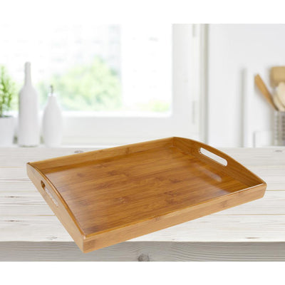 16.87 in. x 11.62 in. x 2.25 in. Home Basics Serving Tray - Super Arbor