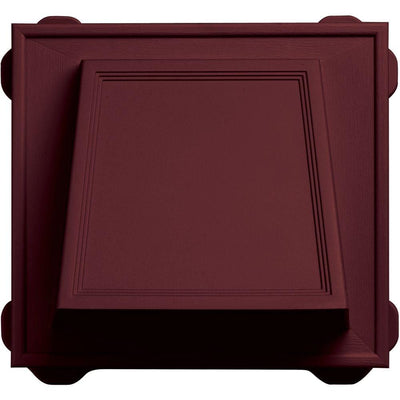 6 in. Hooded Siding Vent #078-Wineberry - Super Arbor