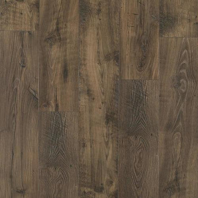 Pergo Portfolio + WetProtect Waterproof Rustic Smoked Chestnut Embossed Wood Plank Laminate Flooring