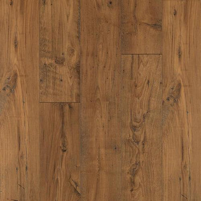 Pergo Portfolio + WetProtect Waterproof Rustic Amber Chestnut Embossed Wood Plank Laminate Flooring