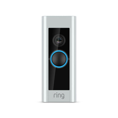 Certified Refurbished 1080p HD Wi-Fi Video Wired Smart Door Bell Pro Camera, Smart Home, Works with Alexa - Super Arbor