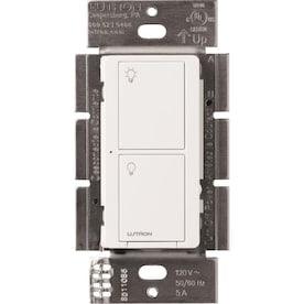 Lutron Caseta Wireless 5-amp Single-Pole/3-Way White (Control) Residential Light Switch - Hardwarestore Delivery