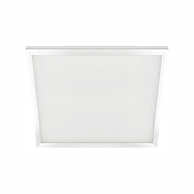 2 ft. x 2 ft. 48-Watt White Integrated Edge-Lit Flat Panel T-Bar Grid Flush Mount LED Troffer with Color Changing CCT - Super Arbor