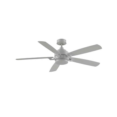 Fanimation Benito v2 52-in Matte White LED Indoor/Outdoor Ceiling Fan with Remote (5-Blade)