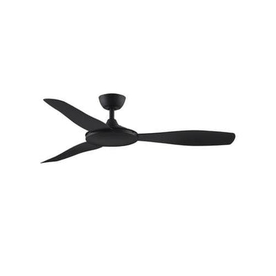 Fanimation GlideAire 52-in Black Indoor/Outdoor Smart Ceiling Fan with Remote (3-Blade)