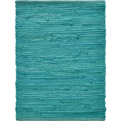 Tide Solid 19 in. x 13 in. Teal Cotton Placemat (Set of 4) - Super Arbor