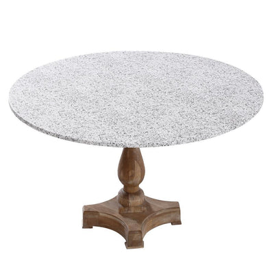 42" Cotton Fabric Fitted Table Cover, Grey Granite - Super Arbor