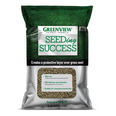 GreenView 38 lbs. Fairway Formula Seeding Success Biodegradable Mulch with Fertilizer - Super Arbor
