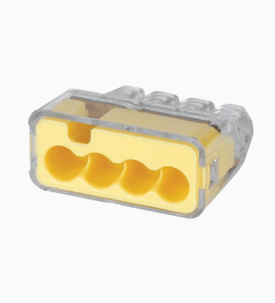 IDEAL In-Sure 100-Pack Yellow Push-In Wire Connectors - Super Arbor