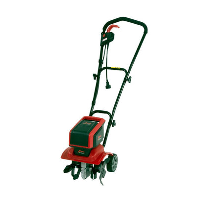 Mantis 12 in. 9 Amp Corded Electric Tiller/Cultivator with 3-Position Wheels