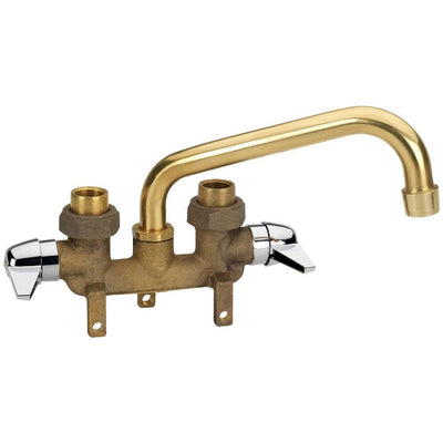 2-Handle Laundry Tray Faucet in Rough Brass - Super Arbor
