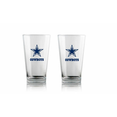 16 oz. Dallas Cowboys Pint Beer Glass (Set of 2) - Super Arbor