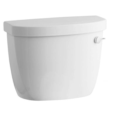Cimarron 1.28 GPF Single Flush High Efficiency Toilet Tank Only with AquaPiston Flushing Technology in White - Super Arbor