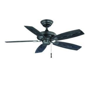 Gazebo II 42" Indoor/Outdoor Natural Iron Ceiling Fan