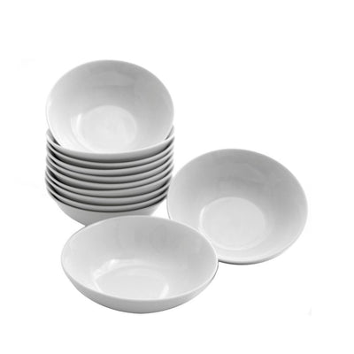 12 oz. White Catering Pack Coupe Cereal Bowls (Set of 12) - Super Arbor